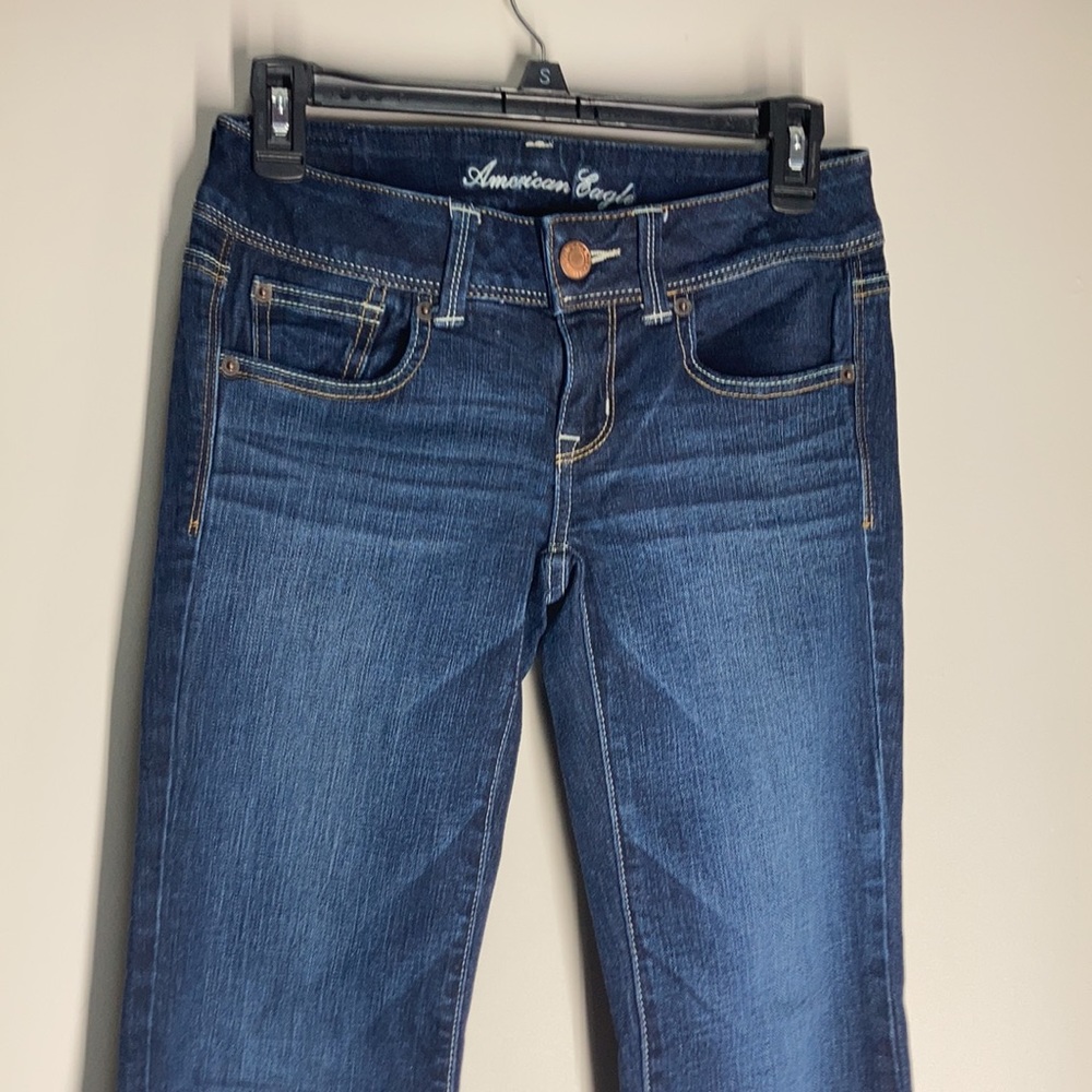 American Eagle Slim Boot jean 2 short - Picture 10 of 11